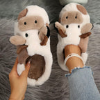 Fluffy Cow Slippers 🐮
