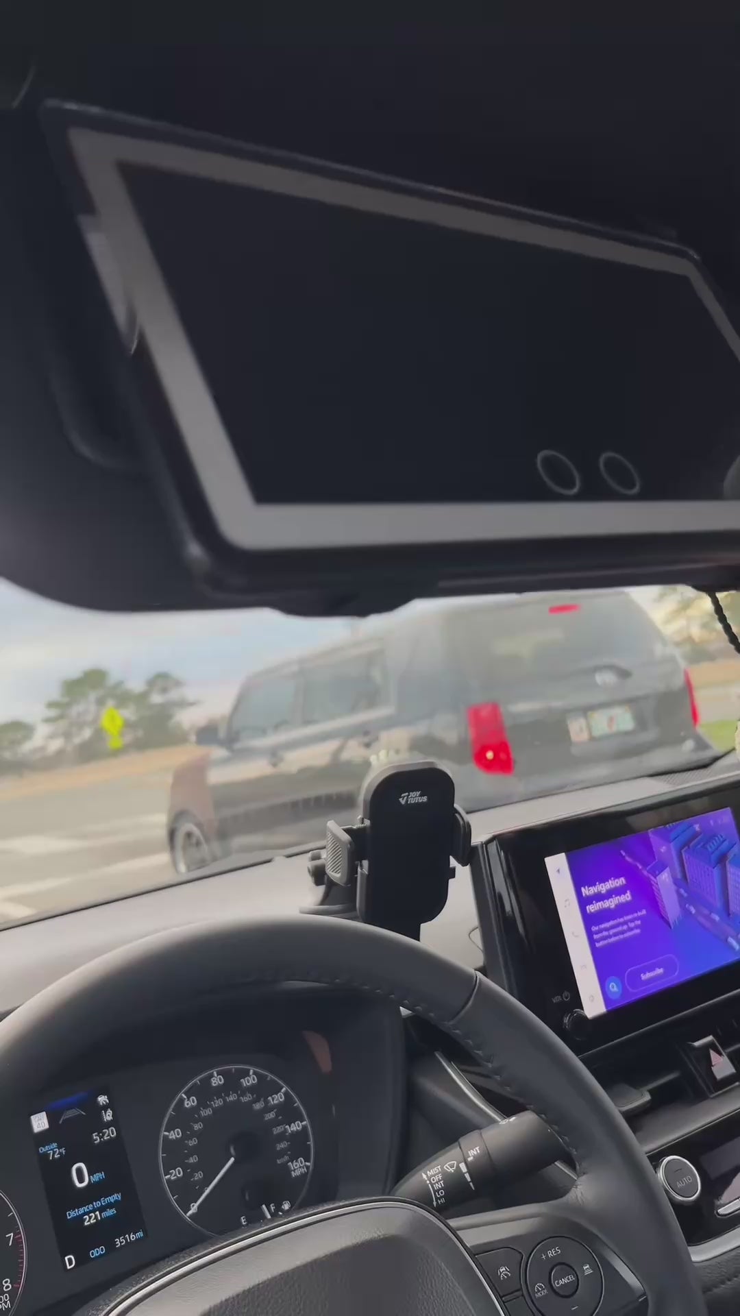 Car Vanity LED Mirror